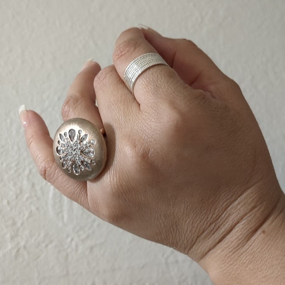 Prime Art & Jewel Rose Gold Plated Cocktail Ring - Picture 3 of 15